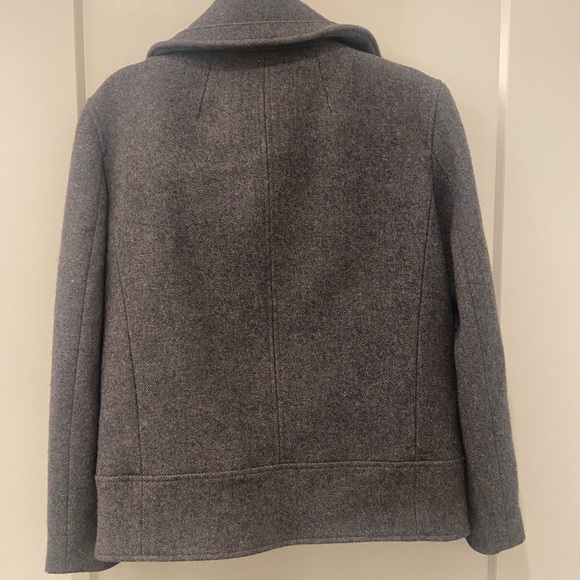 Theory New With Tags Fall & Winter Dark Grey Coat - Picture 5 of 7